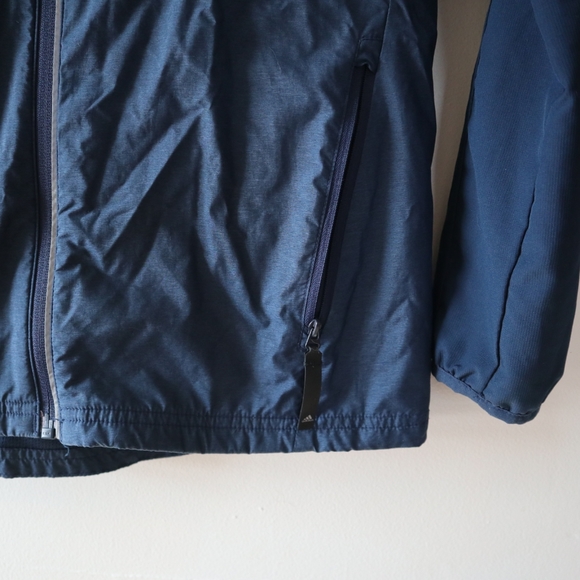 Adidas Jacket, Navy Athletic Jacket - Picture 4 of 8